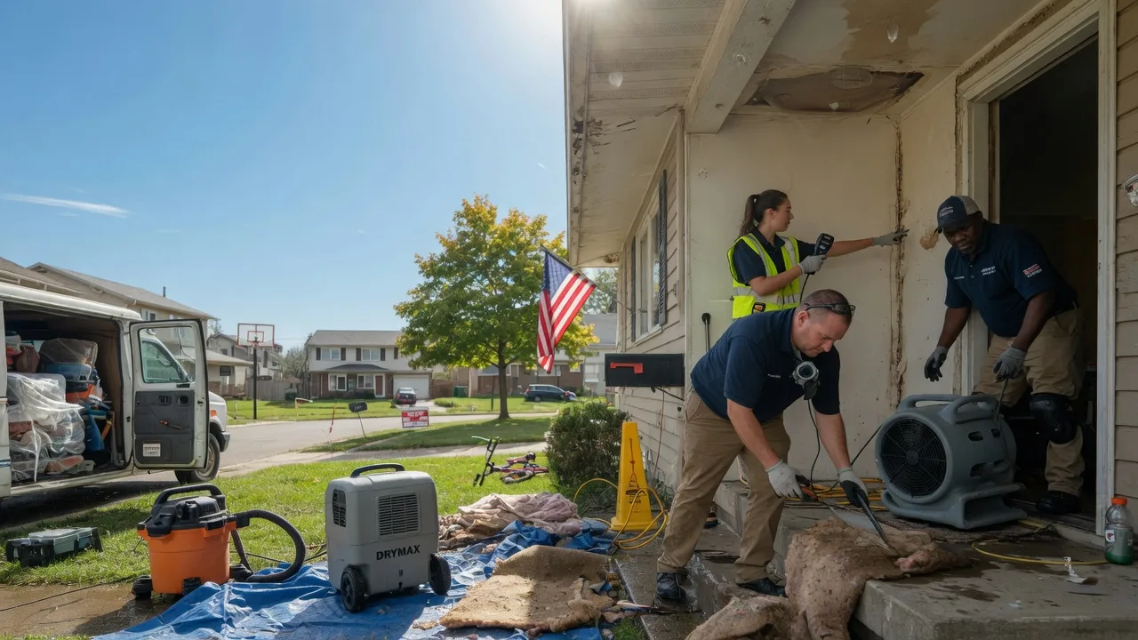 Water Damage Restoration in Indiana near me